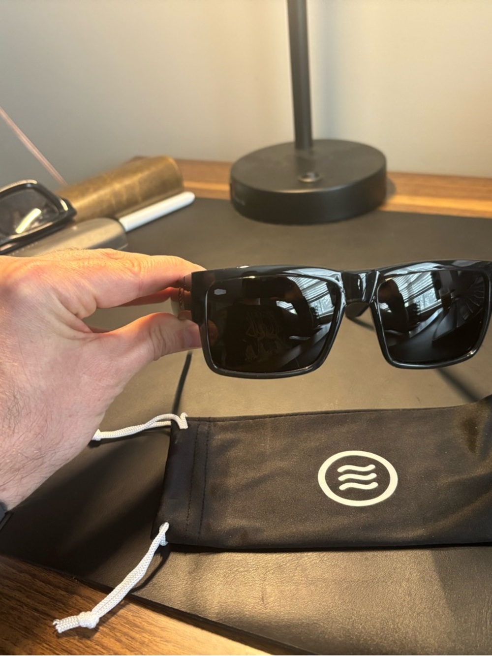 Neven Catacombs Polarized Smoke Square Sunglasses - UV Shades